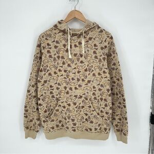 Mishka Safari Graphic Hoodie in Wheat, Medium